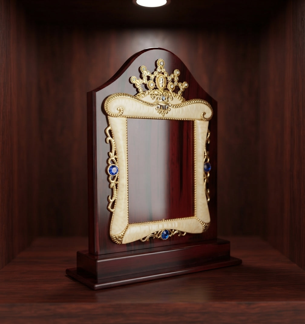 Wooden Memento Recognition Award Trophy - Custom Awards & Trophies 1162 alternate view - Meru Trophy