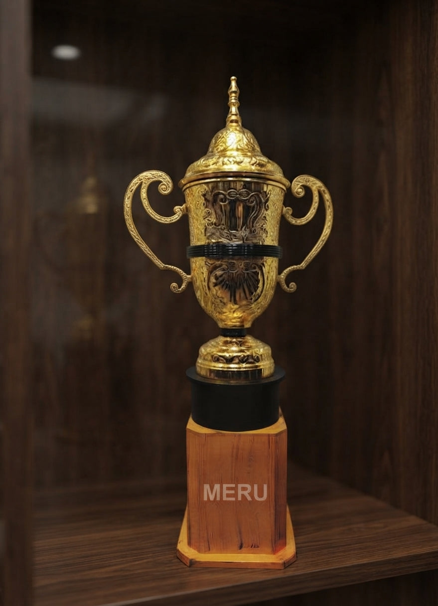 Gold Cup Award Trophy Ring-Cup-Gold-1 alternate view - Meru Trophy
