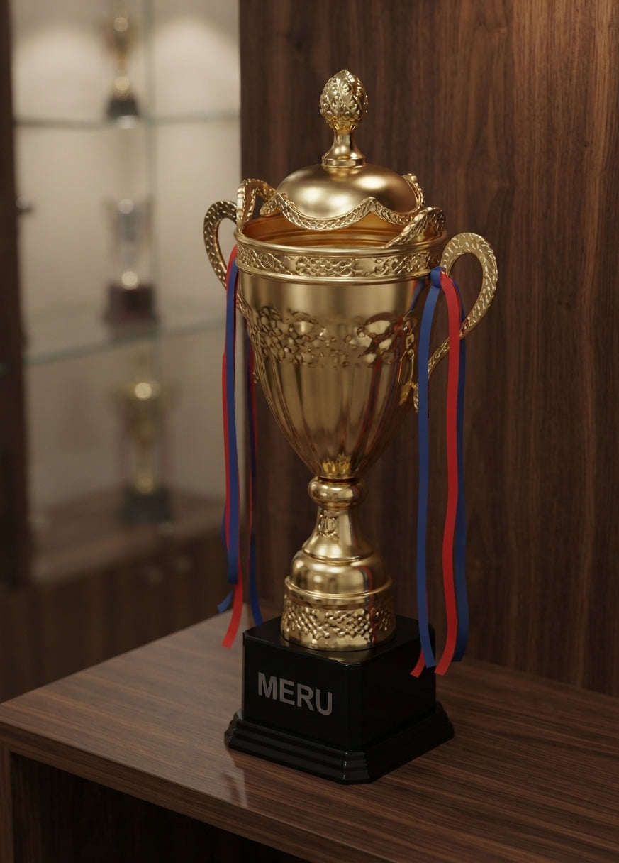 Gold Metal Award Trophy - Custom Trophy 2072 alternate view - Meru Trophy