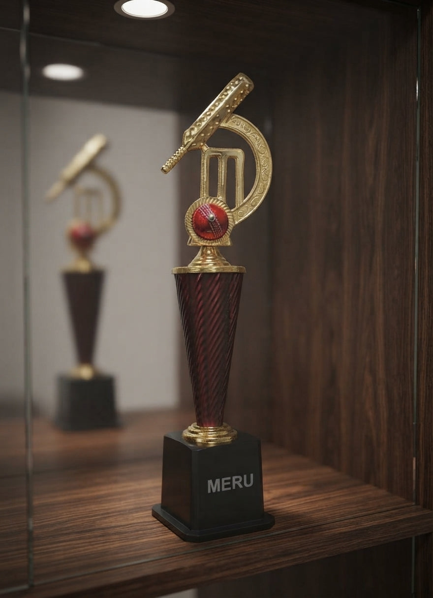 Cricket Trophies - Metal Sports Trophies for Champions AS-943 alternate view - Meru Trophy
