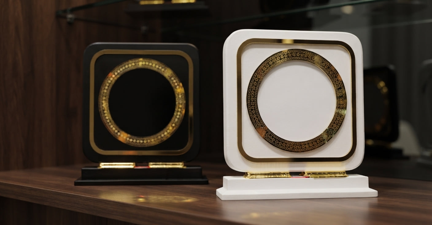Wooden Memento Trophy Recognition Awards - Custom Awards & Trophies CP-126-B alternate view - Meru Trophy