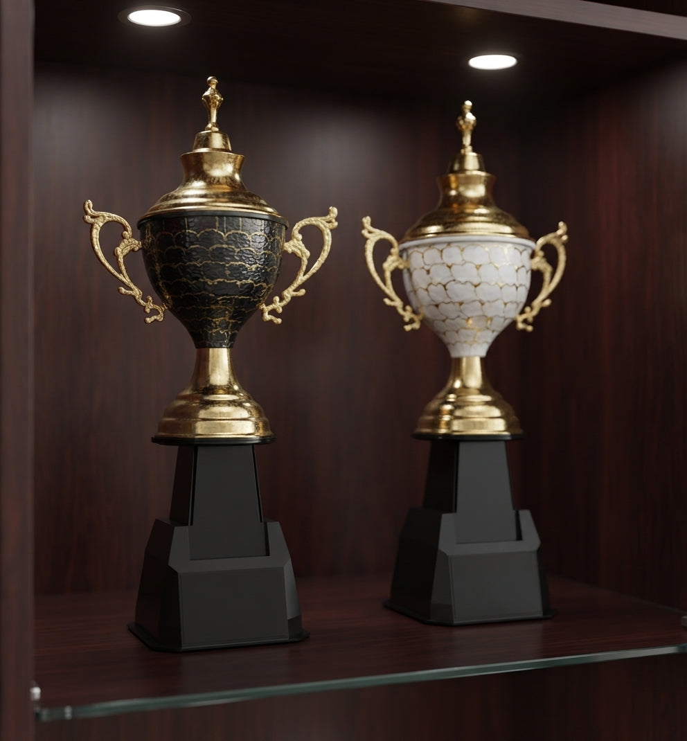 Metal Cup Trophies Custom Trophy AS MODI - Corporate Awards & Sports Trophies alternate view - Meru Trophy