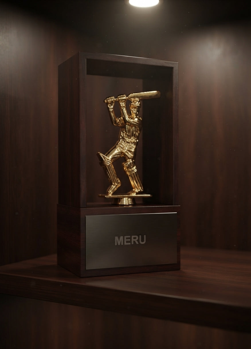 Cricket Trophy Awards 7327 alternate view - Meru Trophy