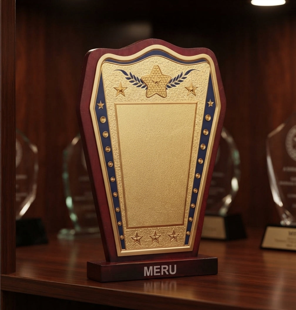 Wooden Mementos - Recognition Awards Trophy 736 alternate view - Meru Trophy