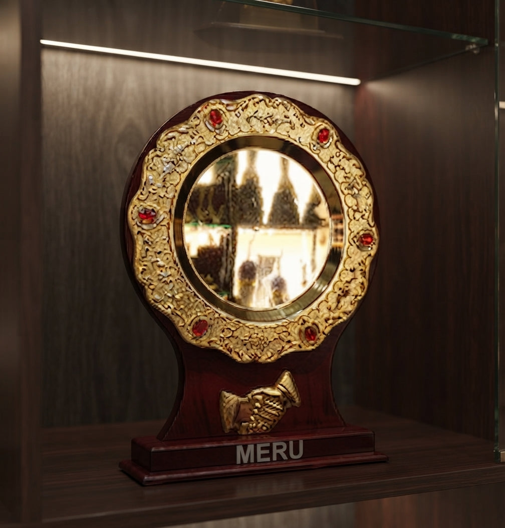 Recognition Award Wooden Trophy 4060 alternate view - Meru Trophy