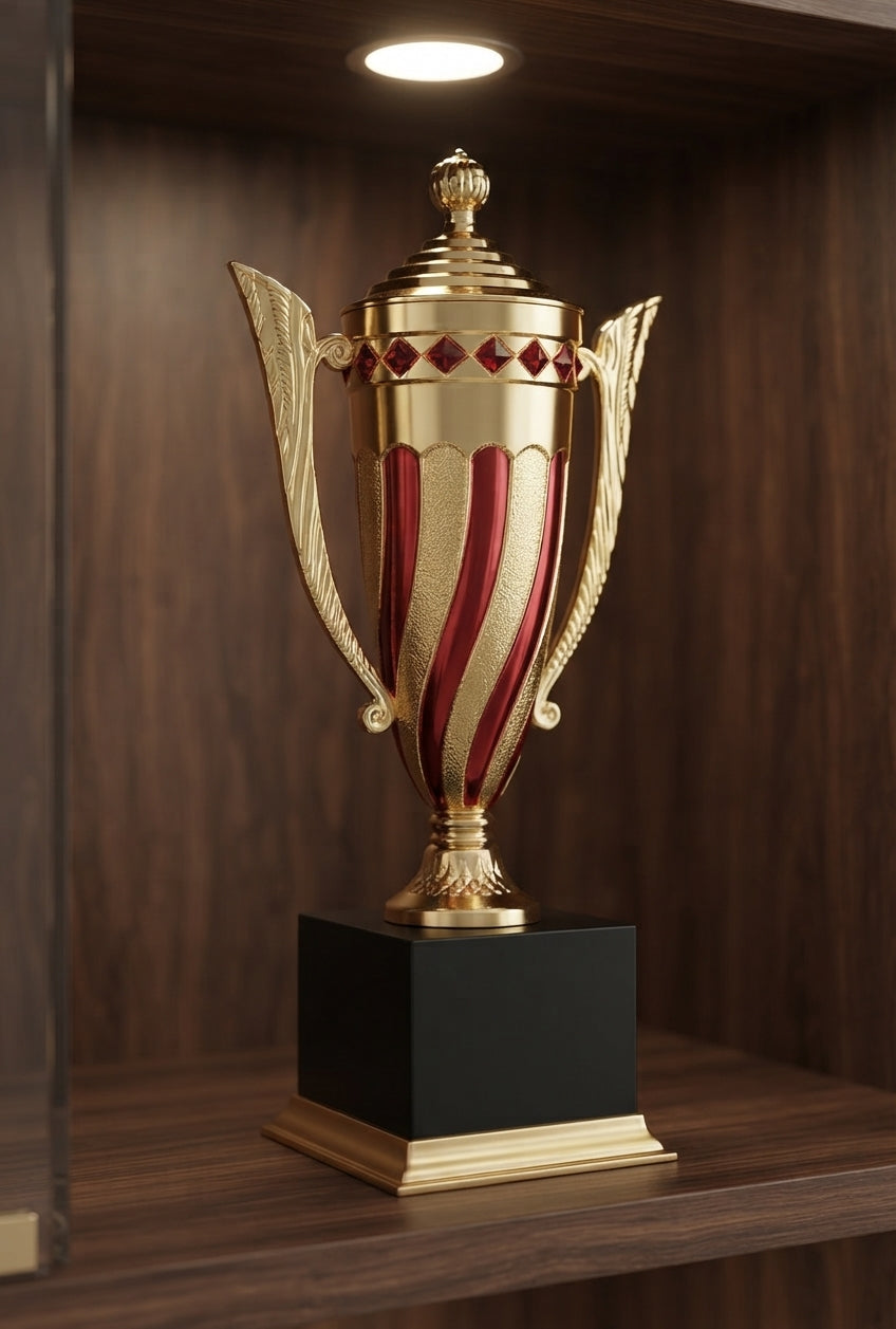 Elegant Trophy Cup for Awards and Recognition ABS 77 - Fiber Trophies alternate view - Meru Trophy