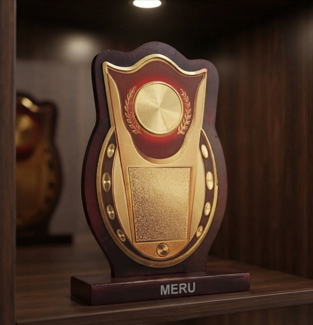 Wooden Memento Recognition Awards - Custom Trophies & Awards 2685 alternate view - Meru Trophy