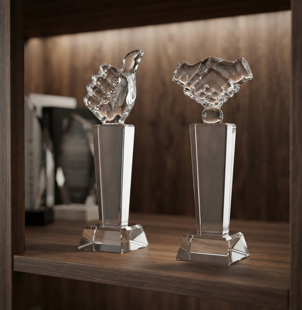 Crystal Trophies CST-85 alternate view - Meru Trophy