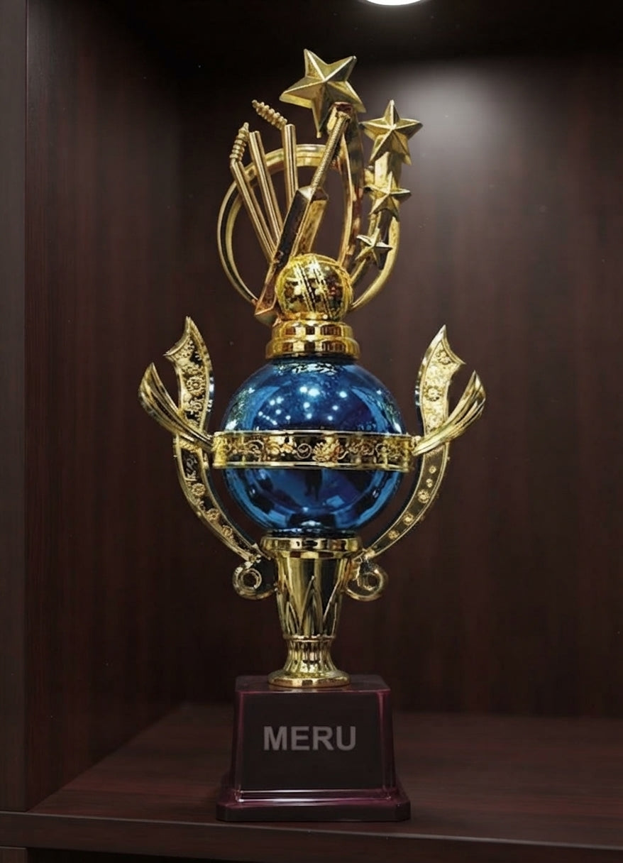 Cricket Victory Trophy Award 820-157 alternate view - Meru Trophy