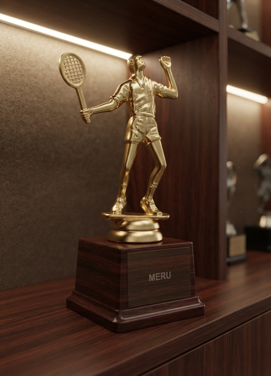 Badminton Excellence Award Trophy 32 alternate view - Meru Trophy