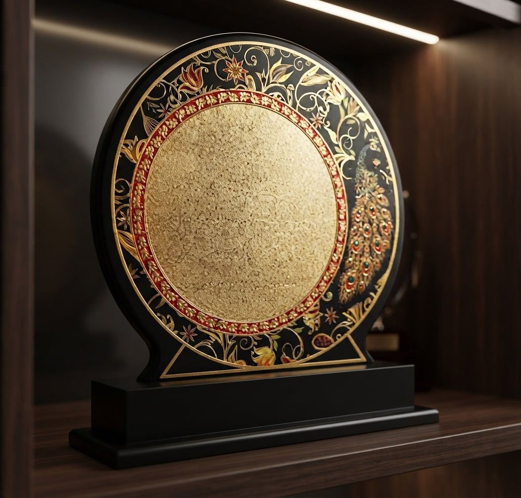 Elegant Wooden Memento Trophy and Custom Medals 3208 alternate view - Meru Trophy