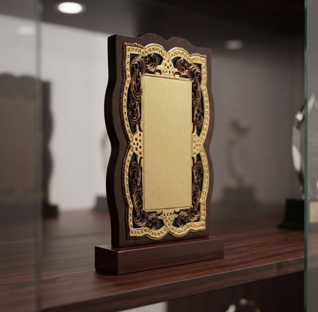 Wooden Recognition Awards 564 - Custom Wooden Trophies & Mementos alternate view - Meru Trophy