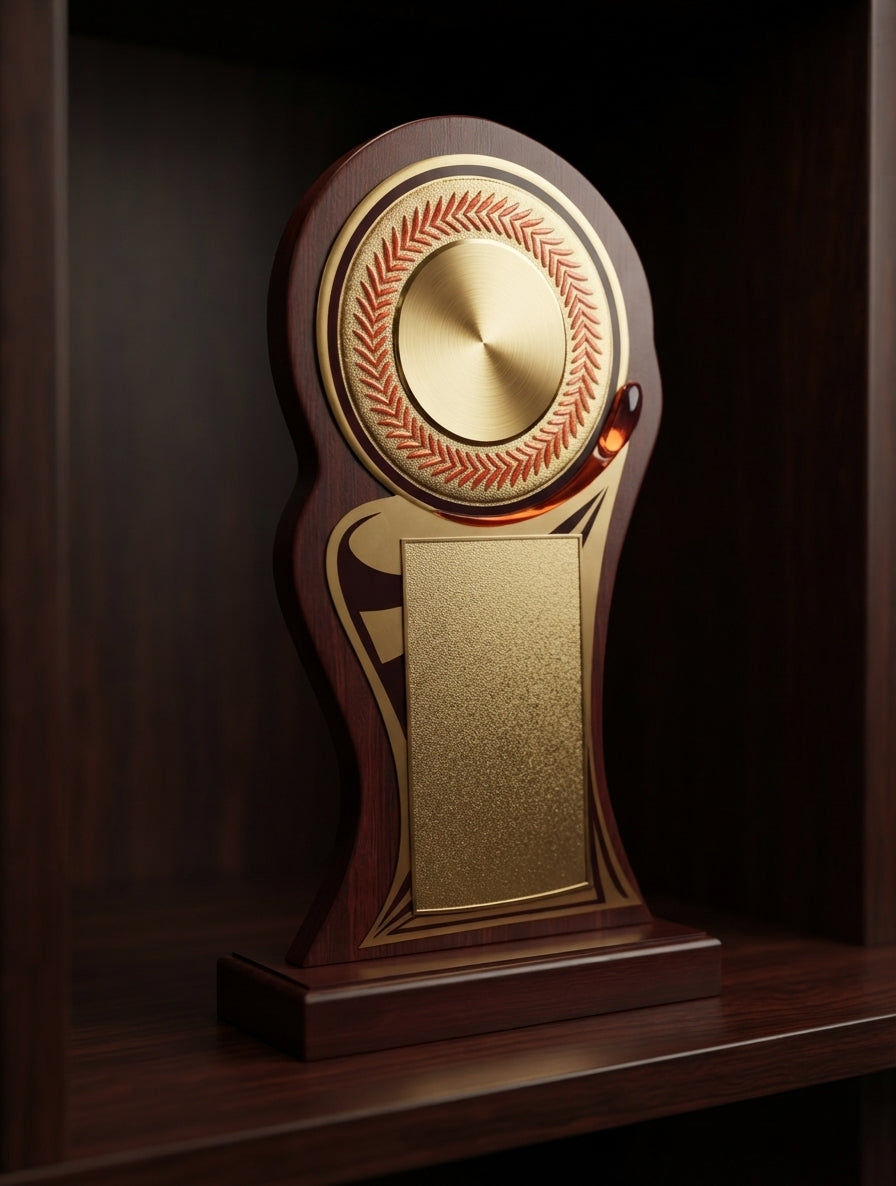 Wooden Memento Recognition Award 1519 - Custom Awards & Trophies alternate view - Meru Trophy
