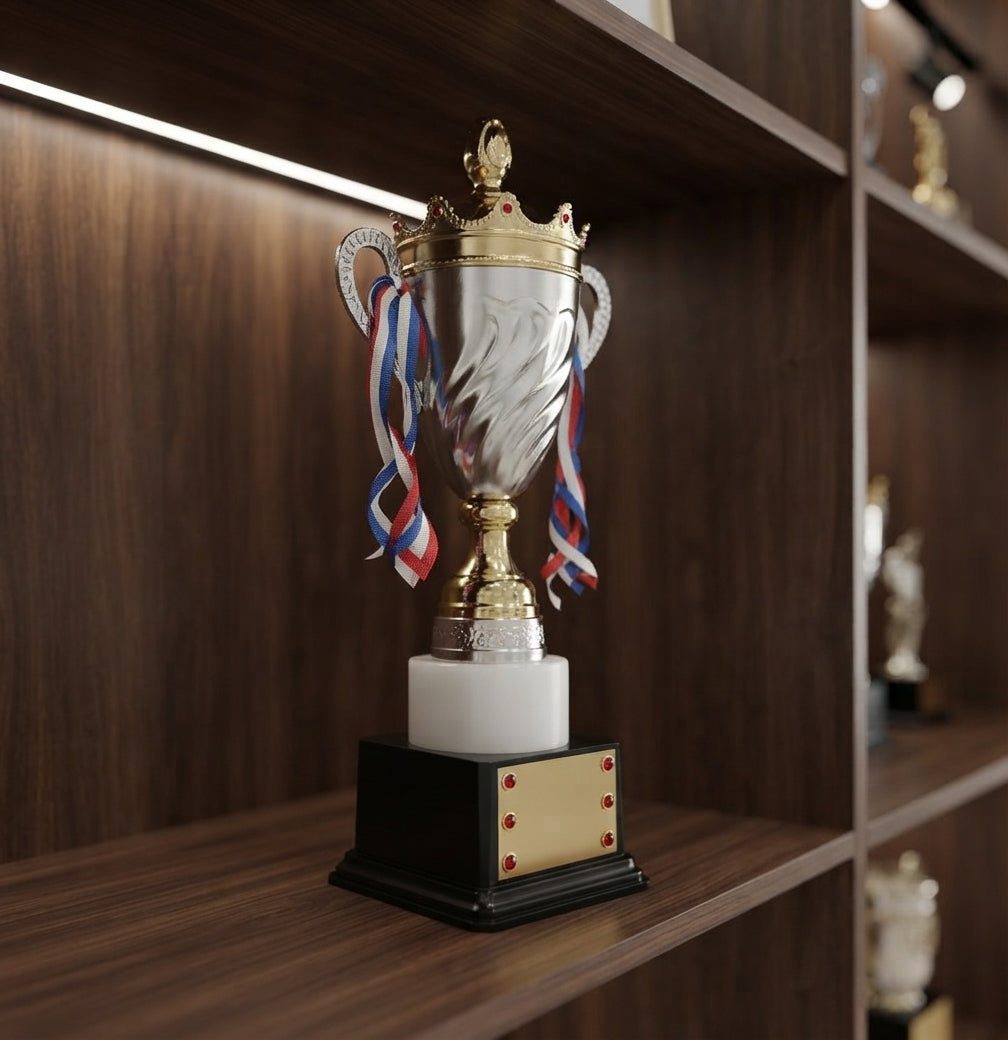 Metal Trophy Award 2078 alternate view - Meru Trophy