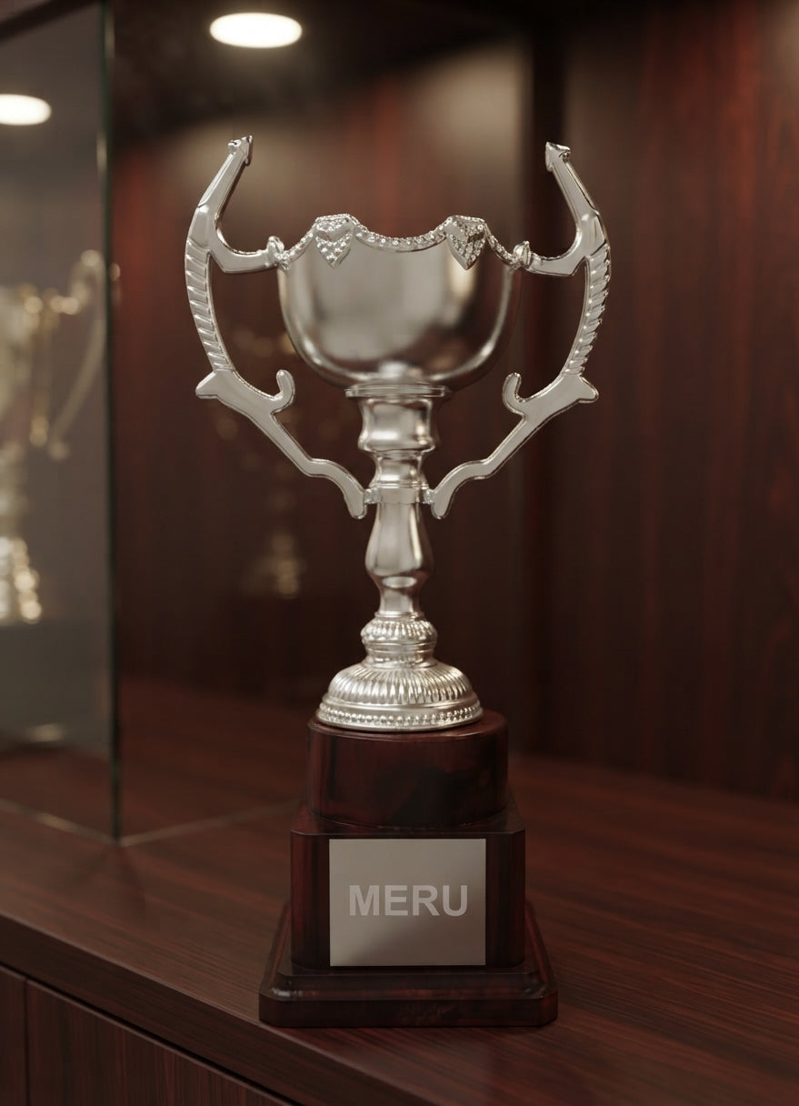 Silver Cup Trophy - Recognition Awards 7536 alternate view - Meru Trophy