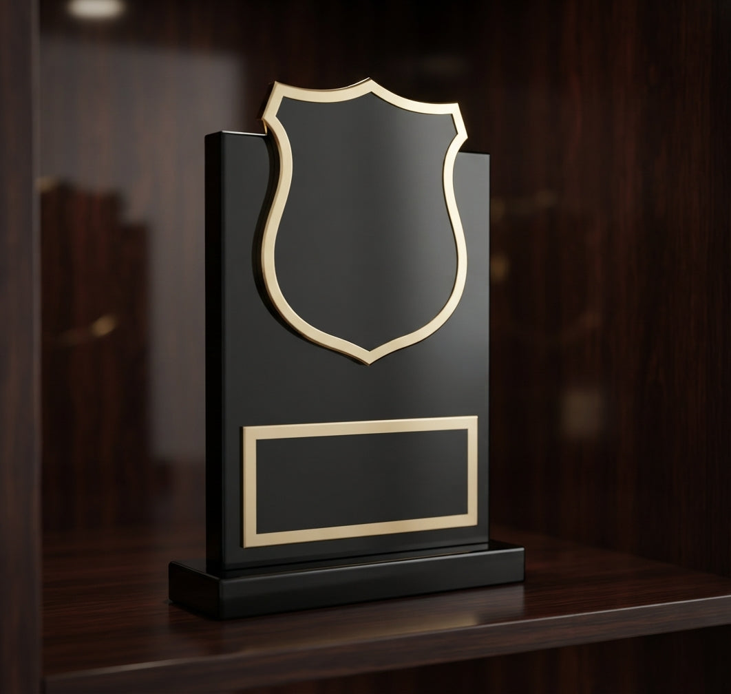 Custom Wooden Memento Trophy - Corporate Award and Recognition CP 85 alternate view - Meru Trophy