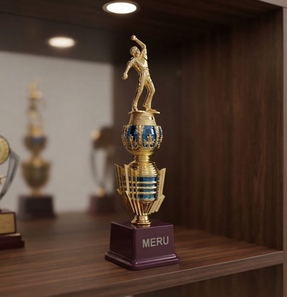 Cricket Batsman Trophy SP7-106 alternate view - Meru Trophy