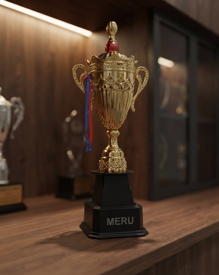 Gold Cup Trophy 2070 alternate view - Meru Trophy