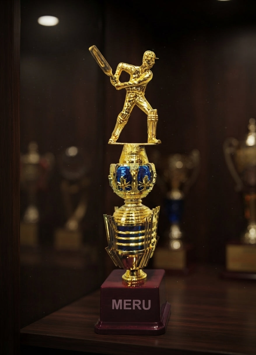 Cricket Victory Trophy SP7-107 alternate view - Meru Trophy