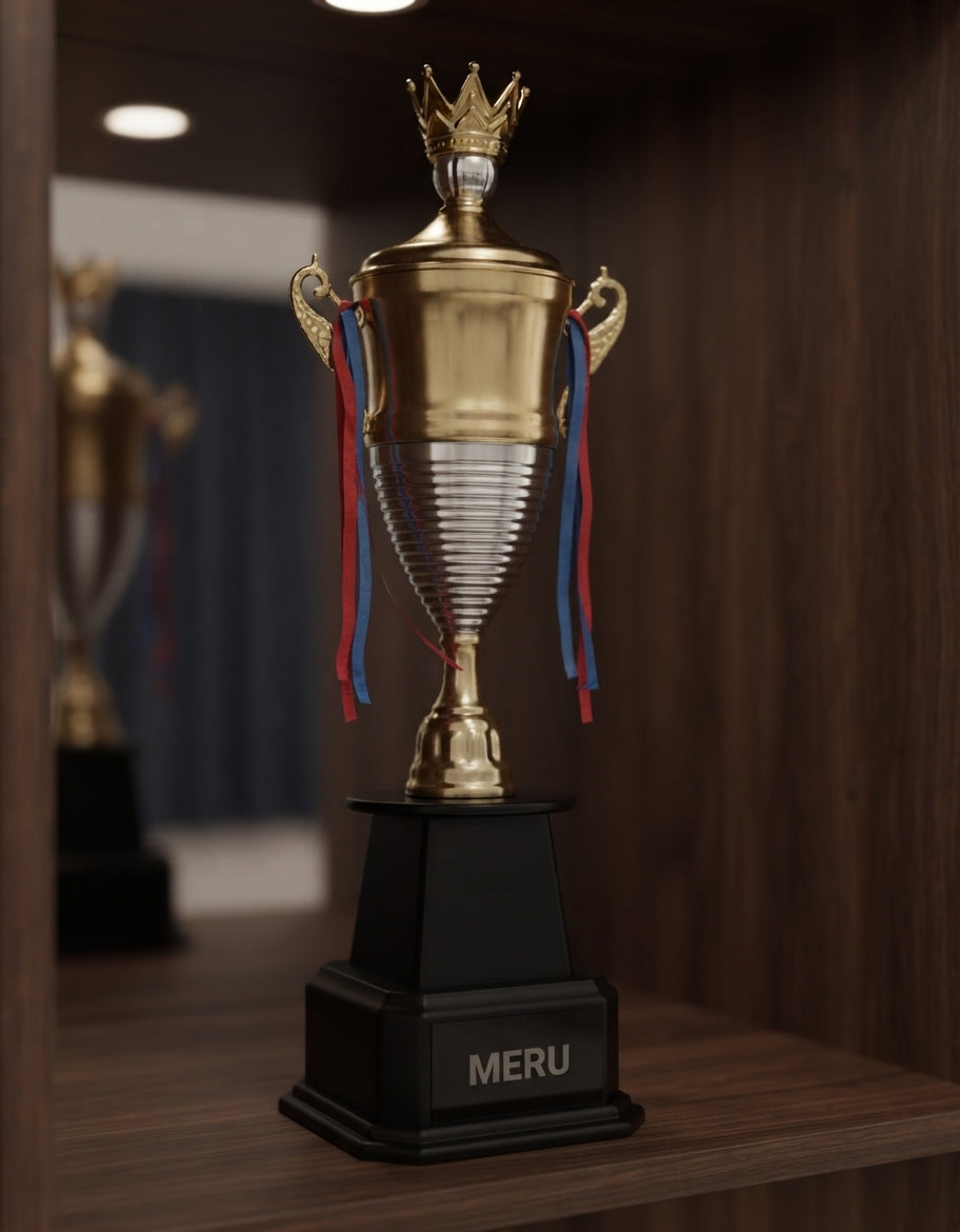 Elegant Cup Trophy for Sports and Corporate Awards 2079 alternate view - Meru Trophy