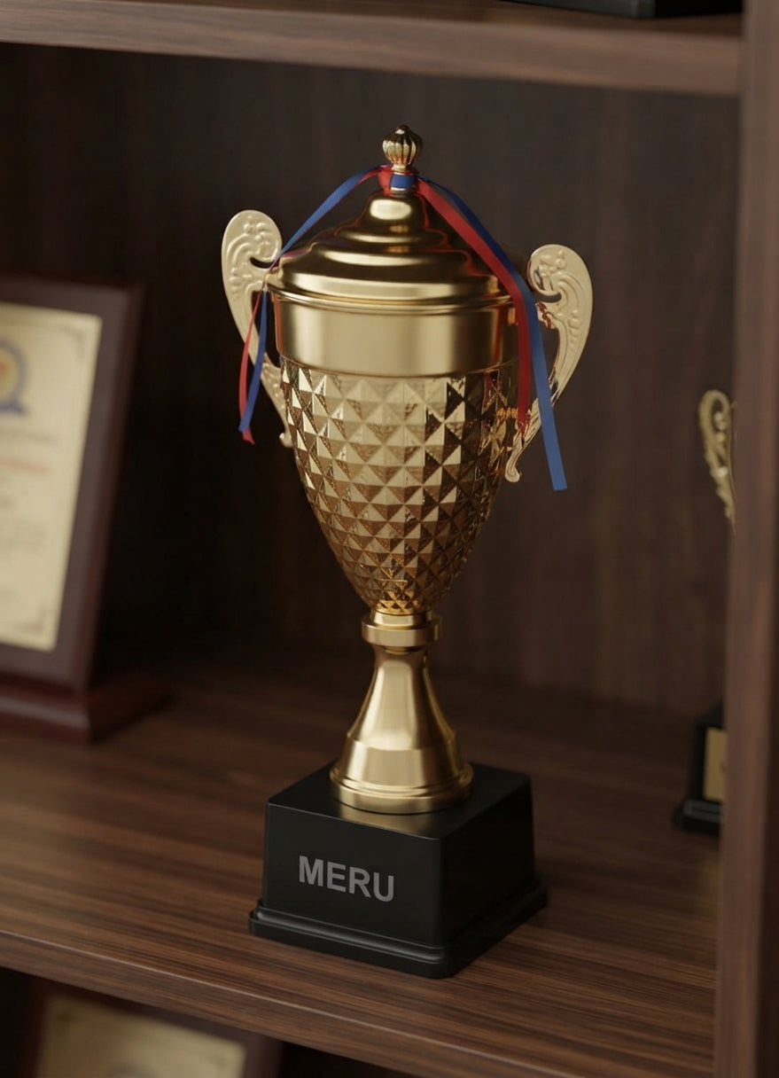 Gold Trophy Cup - Metal Sports Trophies and Awards 4088 alternate view - Meru Trophy