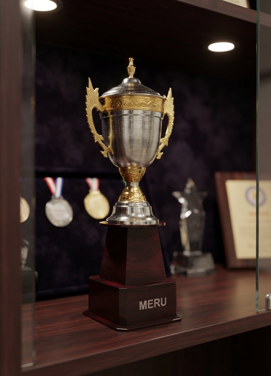 Elegant Achievement Trophy AS 956 alternate view - Meru Trophy