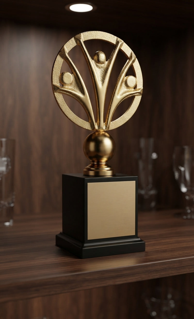 Premium Achievement Trophy 1014 - Corporate Awards & Recognition alternate view - Meru Trophy