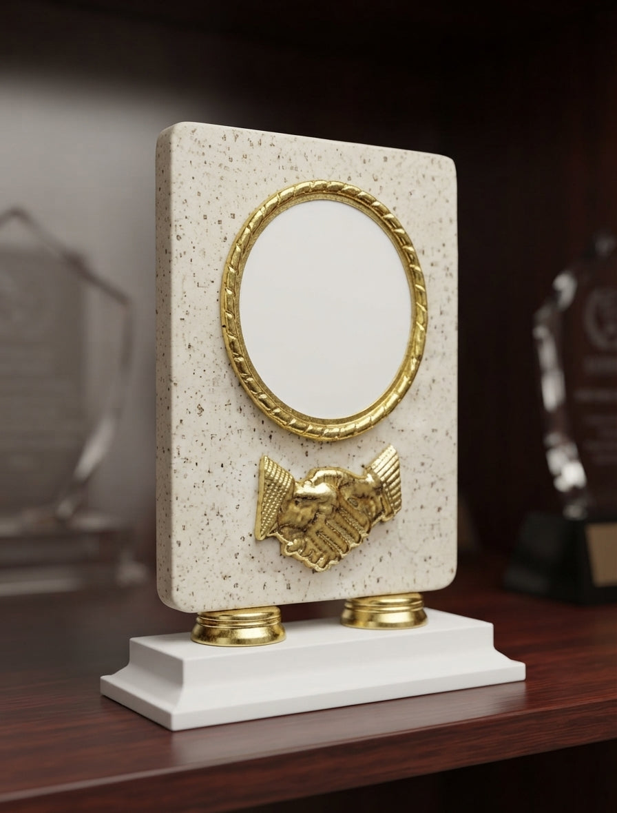 Wooden Memento Award Custom Trophy3114 alternate view - Meru Trophy