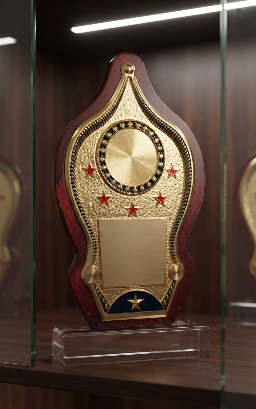 Wooden Memento Recognition Award 1804 - Custom Awards & Trophies alternate view - Meru Trophy