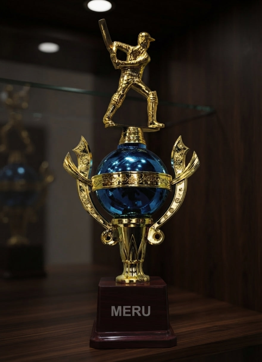 Cricket Trophy Award 820-107 alternate view - Meru Trophy