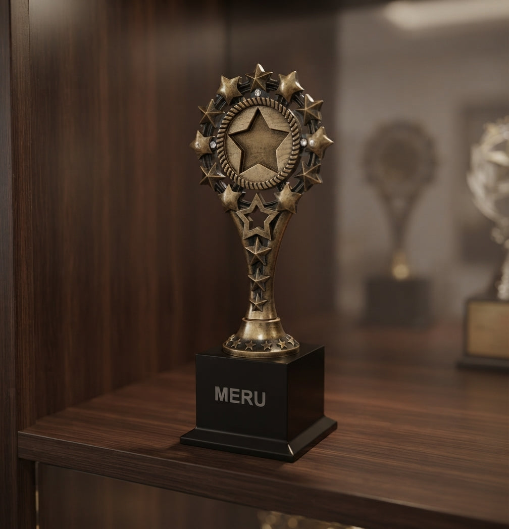 Gold Star Trophy Corporate Awards 627 alternate view - Meru Trophy