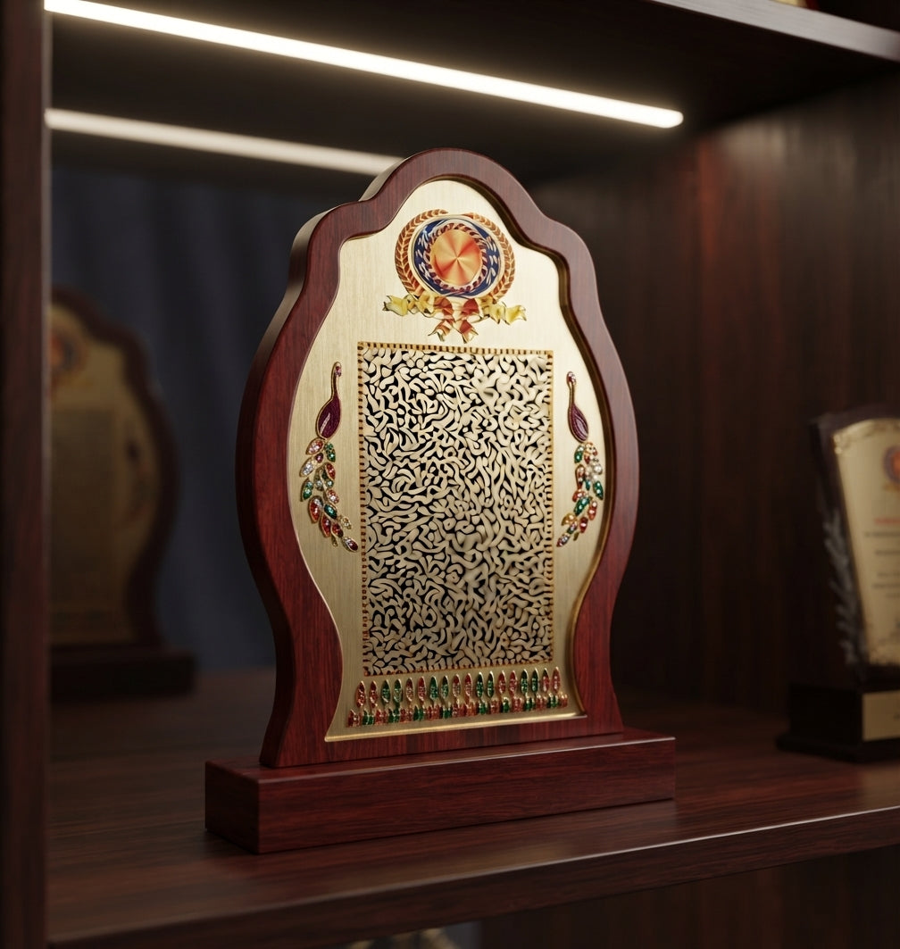 Elegant Wooden Recognition Awards 3216 alternate view - Meru Trophy