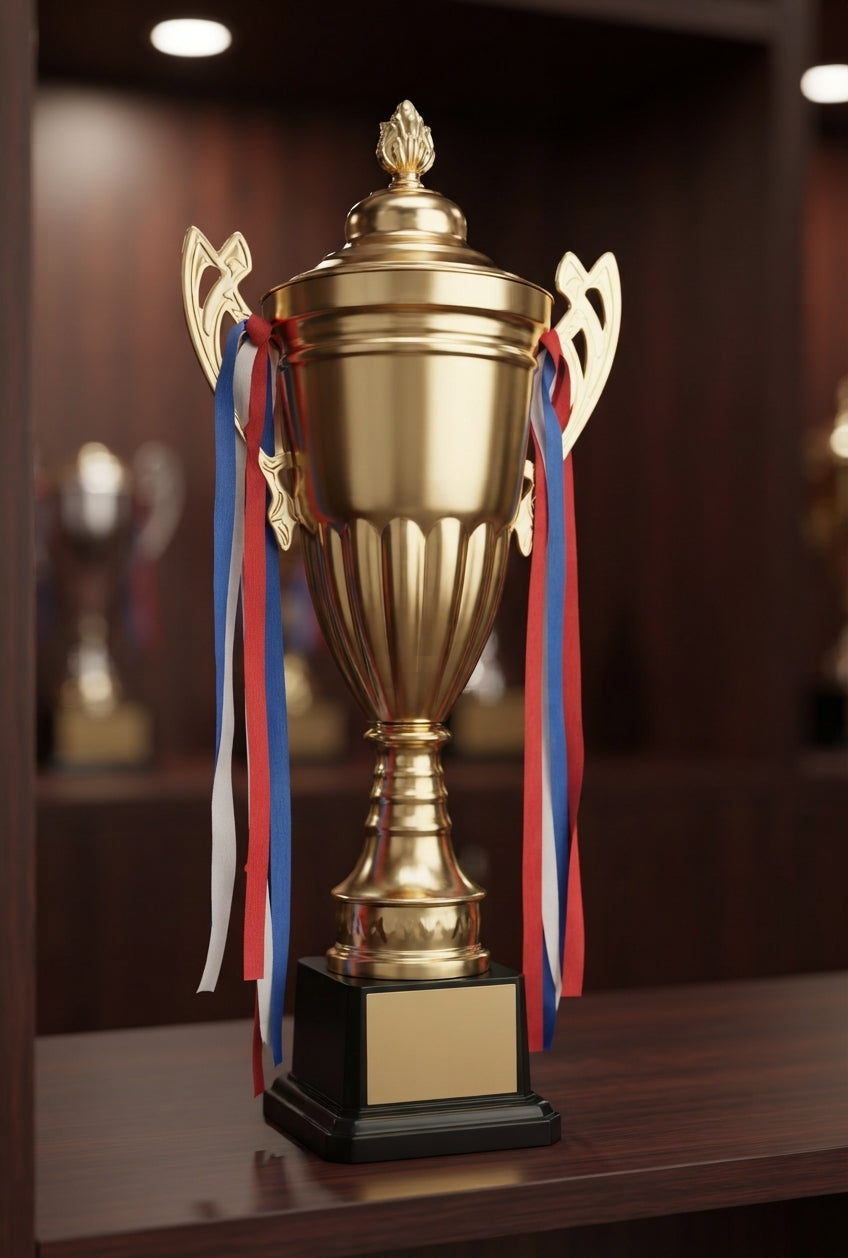 Gold Trophy Cup Award mc18 - Premium Metal Sports Trophies alternate view - Meru Trophy