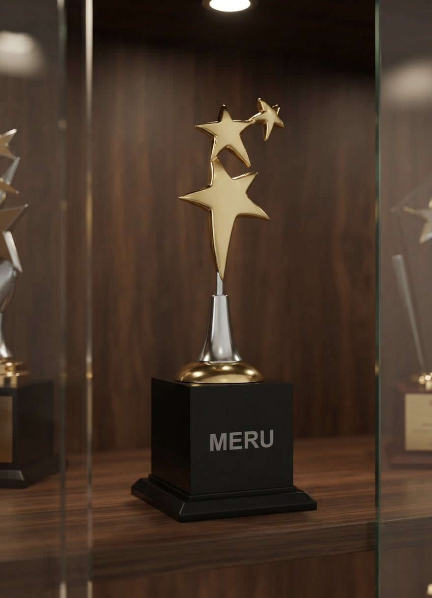 Premium Star Trophies Corporate and Recognition Awards 348 alternate view - Meru Trophy