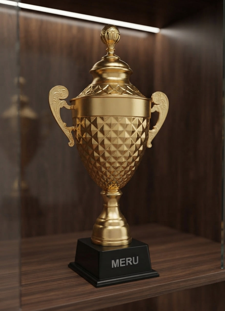 Gold Cup Trophy Award 198 alternate view - Meru Trophy