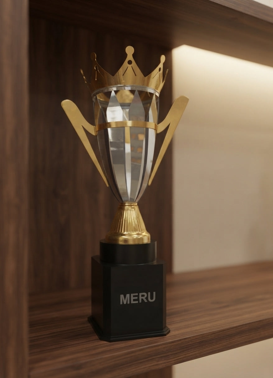 Custom Corporate Trophies and Awards AS903 alternate view - Meru Trophy