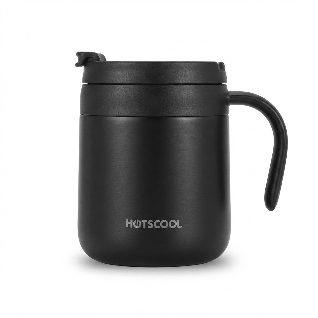 Curved Steel Bottle - Black - Meru Trophy corporate gifting