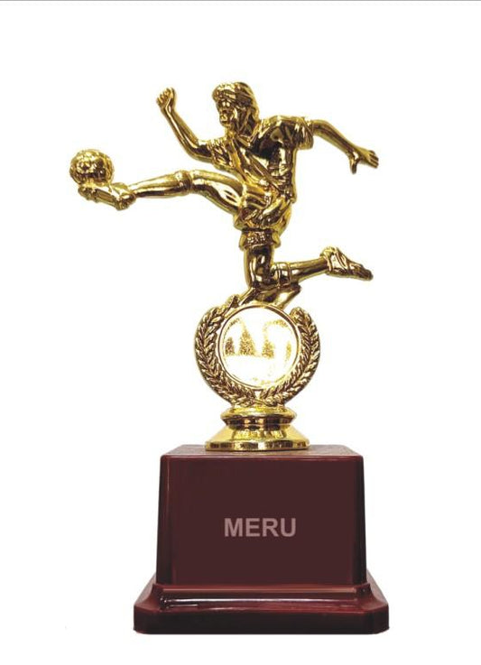 Gold Football Trophy - Fibre Trophy F111