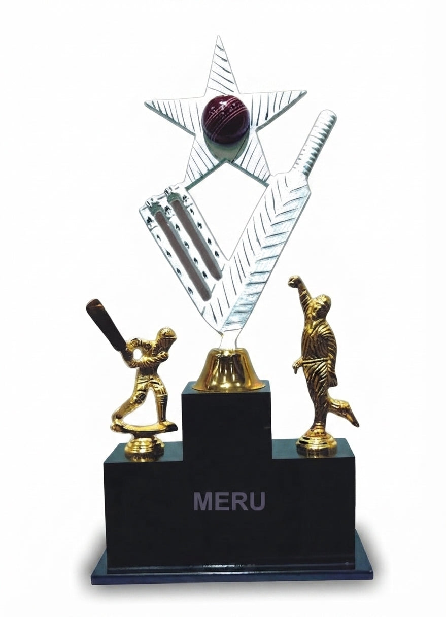 Cricket Trophy Award Cricket Trophies 174 - Meru Trophy