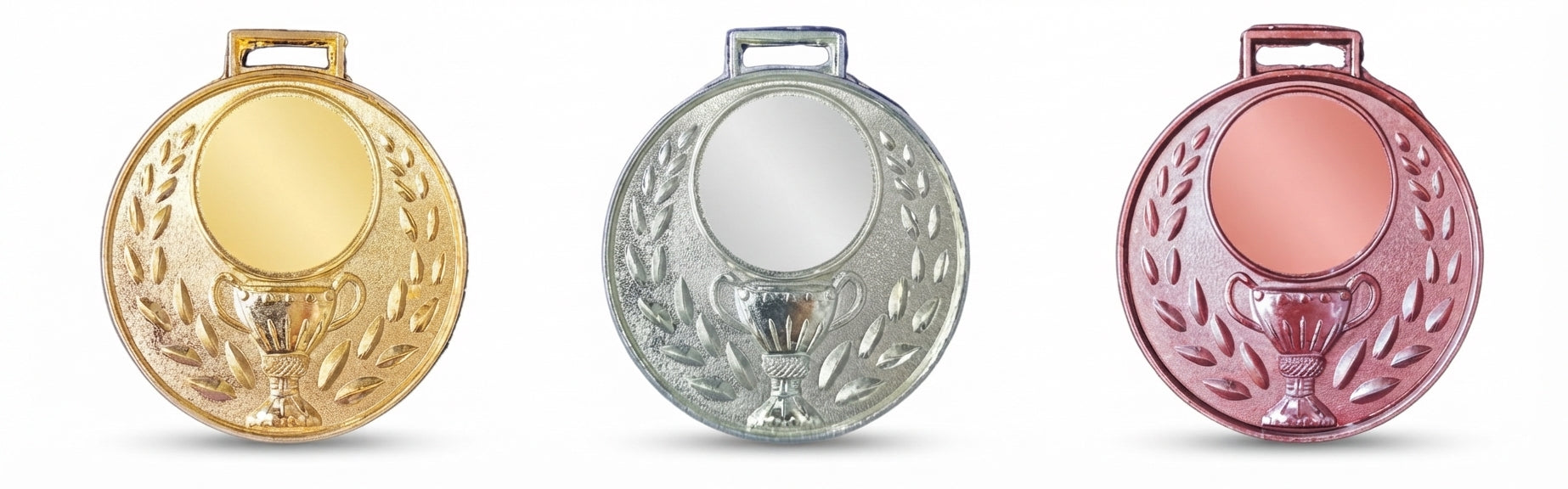 Personalized Gold Silver Bronze Athletic Medals CUP-Medal-1 - Meru Trophy