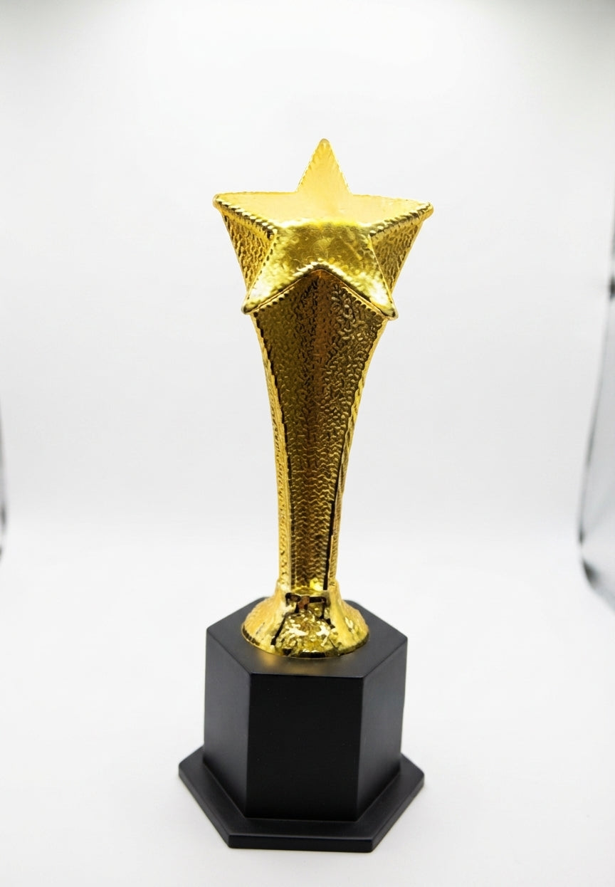 Gold Star Trophy Award 163 - Meru Trophy