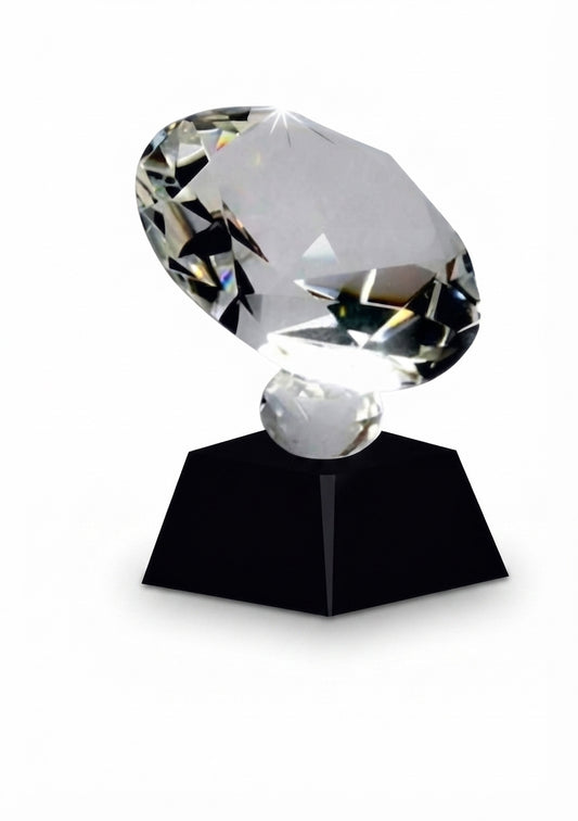 Brilliant Cut Crystal Trophy crystal awards CST 128 - Premium Awards - Meru Trophy