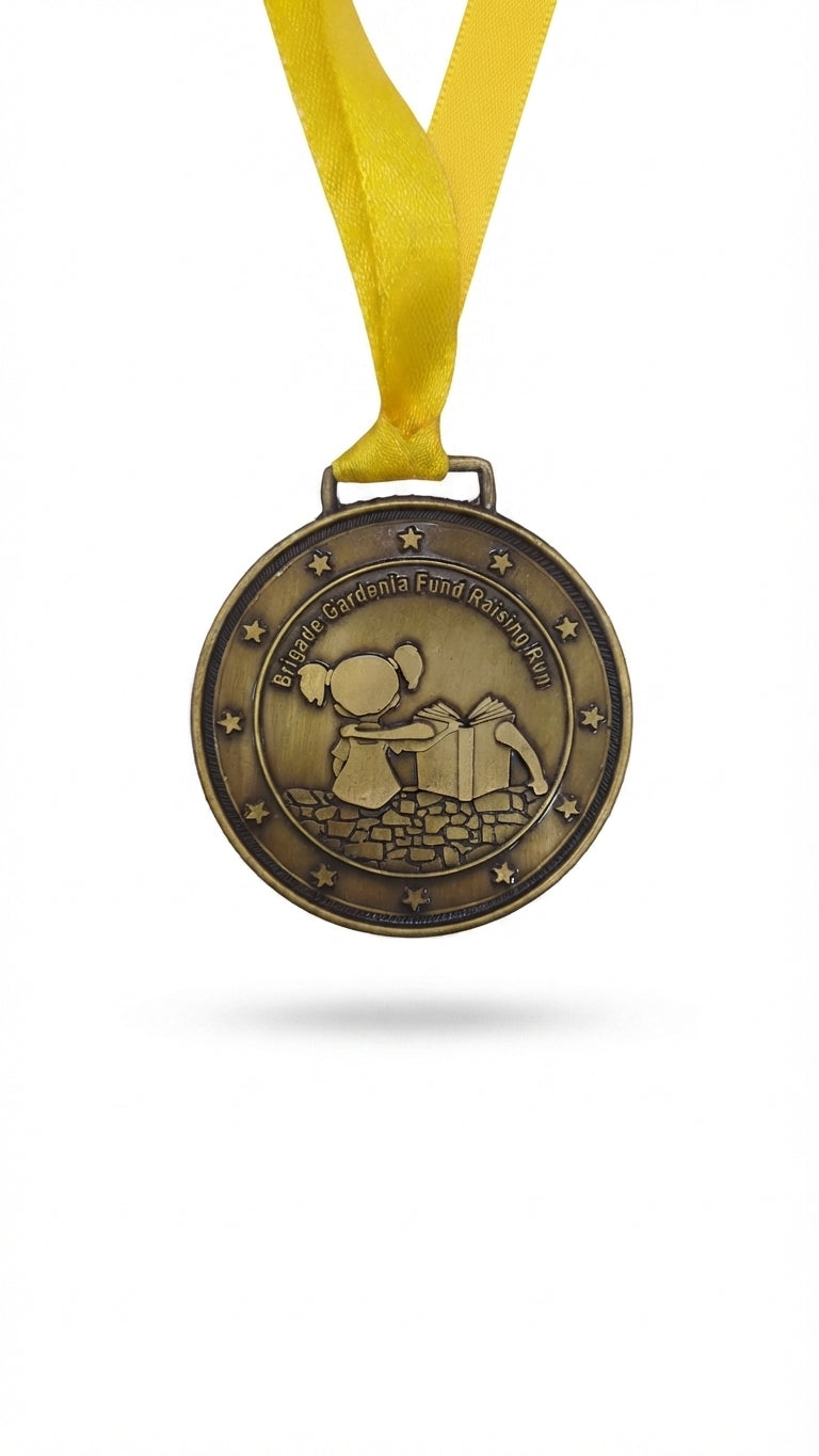 Academic Achievement Metal Medal - Custom Trophy - Engraved Medals - Meru Trophy