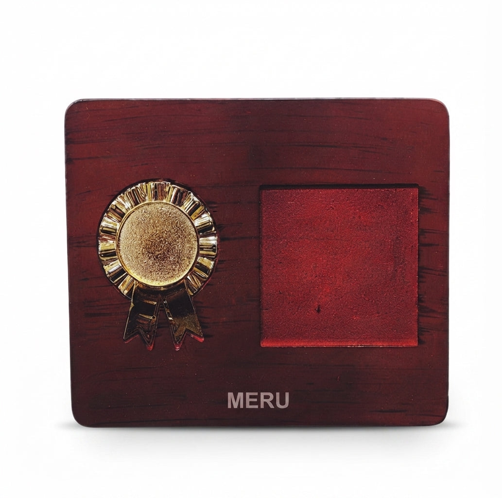 Wooden Mementos Award Trophy Recognition - Custom Awards 4081 - Meru Trophy