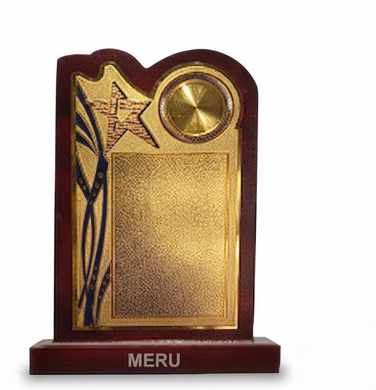 Wooden Trophy Recognition Award 562 - Meru Trophy