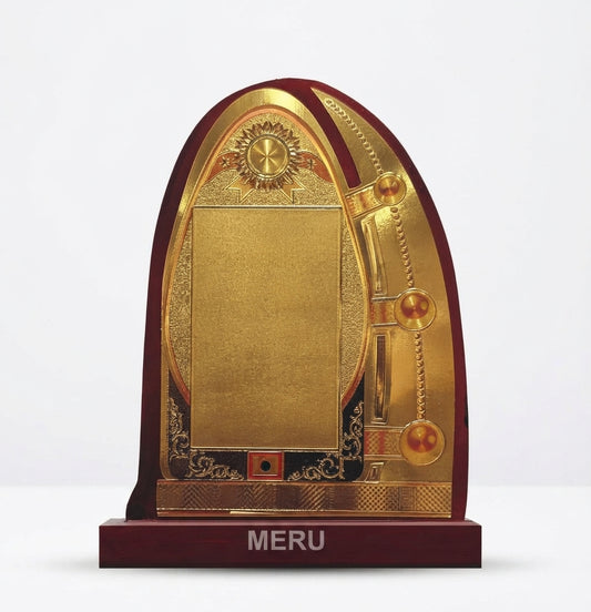 Wooden Memento Recognition Award Trophy 3217 - Custom Engraved Trophies - Meru Trophy