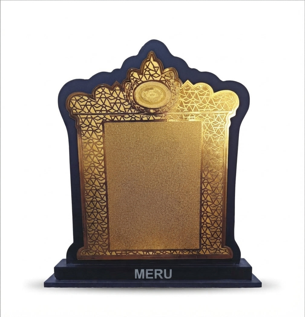 Wooden Memento Trophy Corporate Award 4058 - Meru Trophy
