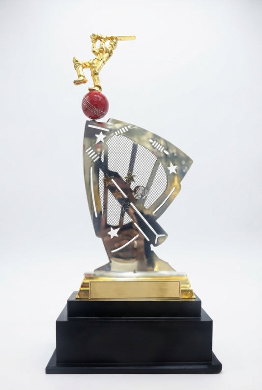 Cricket Trophy - Custom Sports Awards AS990 - Metal Sports Trophies - Meru Trophy