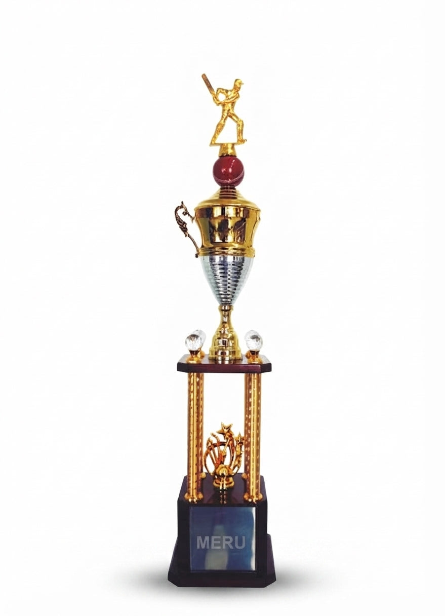 Cricket Trophy Award - Sports Award 4179 - Custom Cricket Trophies - Meru Trophy