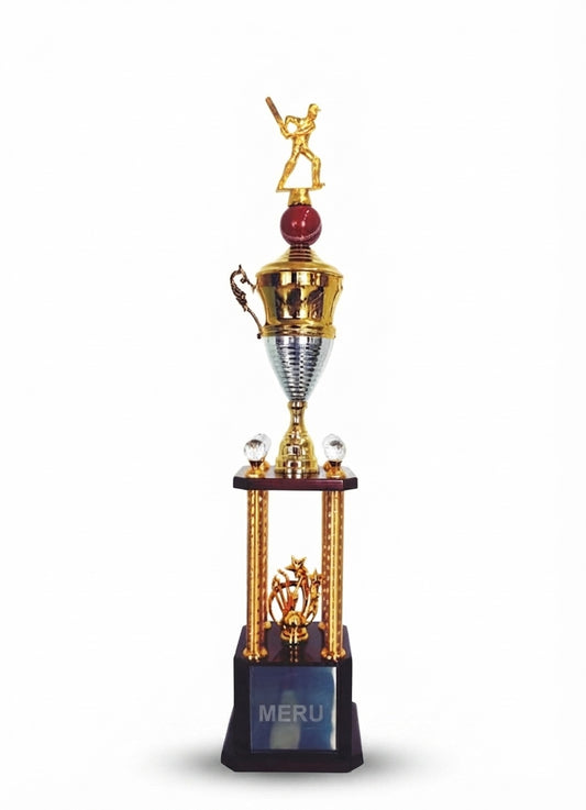 Cricket Trophy Award - Sports Award 4179 - Custom Cricket Trophies - Meru Trophy